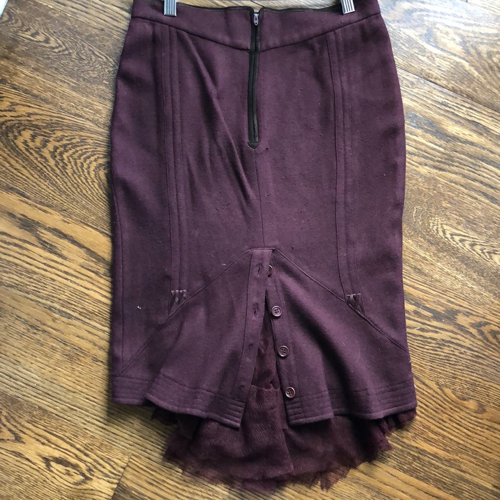 Donna Karen wool skirt